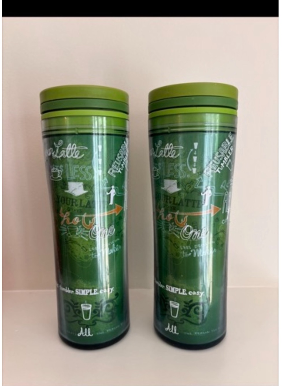 Starbucks tumbler set of 2